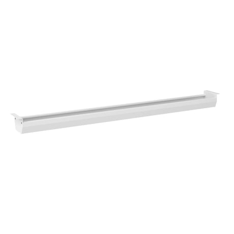 Canalina per cavi orizzontale bianca KC W con una lunghezza di 180 cm di hjh OFFICE PRO