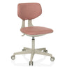 Sedia girevole per bambini KID CLASSIC rosa con struttura beige e cinque rotelle di hjh OFFICE