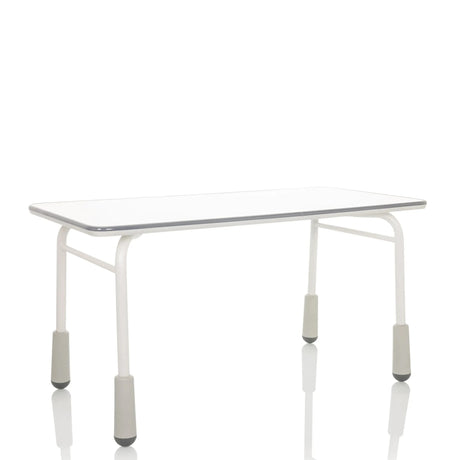 Scrivania per bambini KID GRO T grigio chiaro con piano bianco e gambe stabili di hjh OFFICE