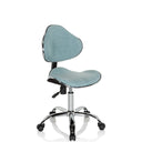 Sedia girevole per bambini KIDDY GTI-3 in menta con base cromata e rotelle di hjh OFFICE