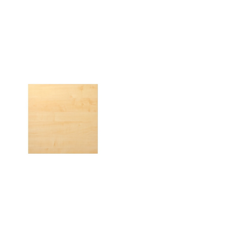 Piano scrivania quadrato KONTOR KP 8 in legno d'acero chiaro, 80 x 80 cm, di hjh OFFICE PRO