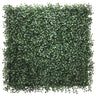 Pannello vegetale verde LEAFLUXE 1 con piccole foglie dense in forma quadrata di hjh LIVING