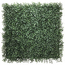 Pannello vegetale verde LEAFLUXE 1 con piccole foglie dense in forma quadrata di hjh LIVING