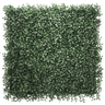 Pannello vegetale verde LEAFLUXE 1 con piccole foglie dense in forma quadrata di hjh LIVING