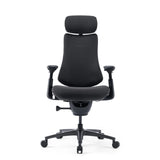 High-end Sedia da ufficio LiberNovo Omni Pro in grigio scuro con poggiatesta e braccioli regolabili di Libernovo