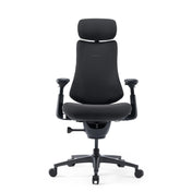High-end Sedia da ufficio LiberNovo Omni Pro in grigio scuro con poggiatesta e braccioli regolabili di Libernovo