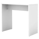 Tavolo della conferenza bianco MEETING MP120 con un piano rettangolare semplice di hjh OFFICE PRO