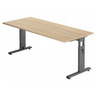 MEGA 19 G | 180x80 | Schreibtisch höhenverstellbar - buerostuhl24