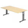 MEGA 2E G | 200x100 | Schreibtisch höhenverstellbar - buerostuhl24