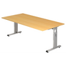 MEGA 2E S | 200x100 | Schreibtisch höhenverstellbar - buerostuhl24