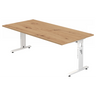 MEGA 2E W | 200x100 | Schreibtisch höhenverstellbar - buerostuhl24