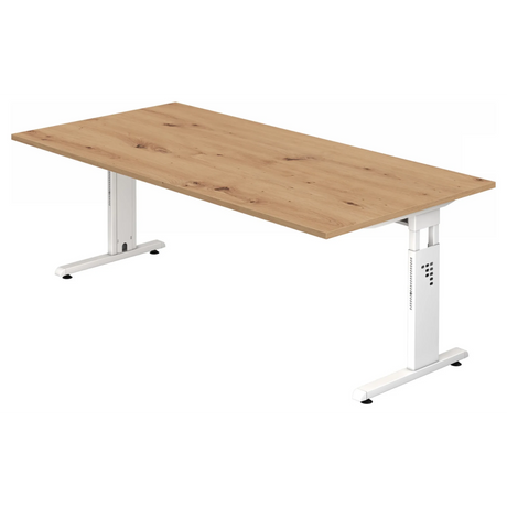MEGA 2E W | 200x100 | Schreibtisch höhenverstellbar - buerostuhl24