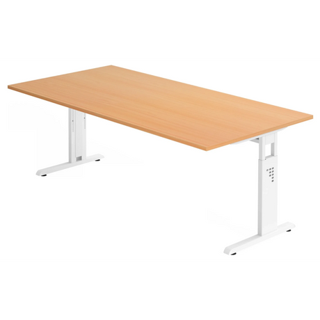 MEGA 2E W | 200x100 | Schreibtisch höhenverstellbar - buerostuhl24