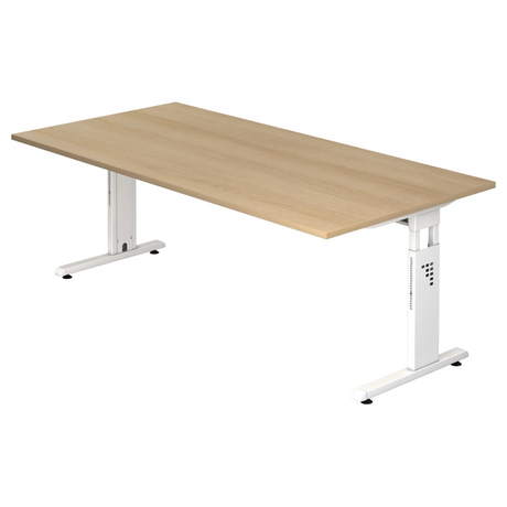 MEGA 2E W | 200x100 | Schreibtisch höhenverstellbar - buerostuhl24