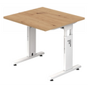 MEGA 8 W | 80x80 | Schreibtisch höhenverstellbar - buerostuhl24