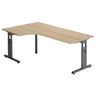 MEGA 82 G | 200x120 | Schreibtisch höhenverstellbar - buerostuhl24