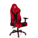 Sedia da gaming PROMOTER II in nero-rosso con braccioli e cinque rotelle di hjh OFFICE