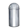 Cestini PUSH 50L in cromo lucido con coperchio a pressione di hjh OFFICE