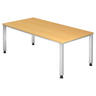 QUEO 2E S | 200x100 | Schreibtisch höhenverstellbar - buerostuhl24