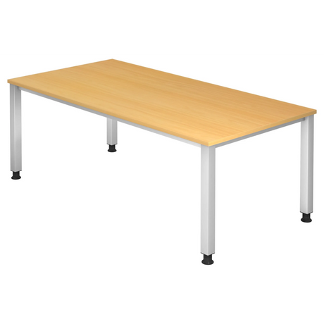 QUEO 2E S | 200x100 | Schreibtisch höhenverstellbar - buerostuhl24
