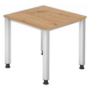 QUEO 8 S | 80x80 | Schreibtisch höhenverstellbar - buerostuhl24