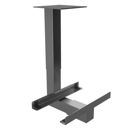 Supporto PC universale RCPU in colore grigio grafite con stabile forma a L di hjh OFFICE PRO