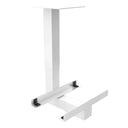 Supporto PC bianco RCPU per scrivanie con staffa a L di hjh OFFICE PRO
