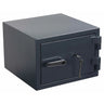 Cassaforte Safe Compact Pro color antracite con una maniglia della porta e due chiavi di hjh OFFICE