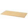Piano scrivania rettangolare SIGNA 6008 in legno di acero chiaro con superficie liscia di hjh OFFICE PRO