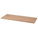 Piano del tavolo SIGNA 6010 in legno di noce chiaro con superficie liscia di hjh OFFICE PRO