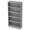 Scaffale grigio SIGNA B 6400 con cinque ripiani e design aperto di hjh OFFICE PRO