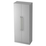 Armadio archiviatore grigio SIGNA G 7100 con due ante e maniglie cromate di hjh OFFICE PRO