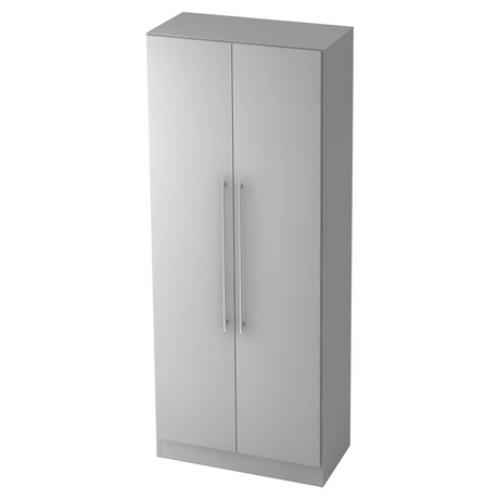 Armadio archivio grigio SIGNA G 7100 in plastica con due ante e maniglie a barra di hjh OFFICE PRO