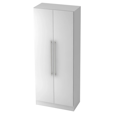 Armadio archiviatore bianco SIGNA G 7200 in plastica con due ante e maniglie a barra di hjh OFFICE PRO