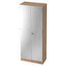 Mobile archivio SIGNA K 6200 SG in effetto noce con frontali argentati di hjh OFFICE PRO