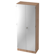 Mobile archivio SIGNA K 6200 SG in effetto noce con frontali argentati di hjh OFFICE PRO