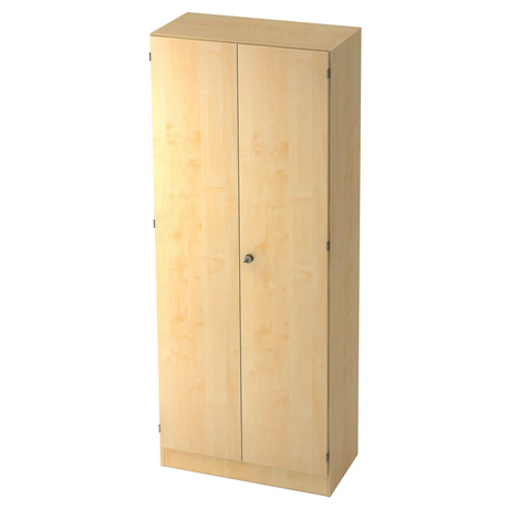 Mobile archivio a due ante SIGNA K 6200 SG in effetto legno di acero chiaro con maniglia centrale di hjh OFFICE PRO