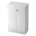Mobile archivio bianco SIGNA K 6550 SG con due ante e una serratura di hjh OFFICE PRO