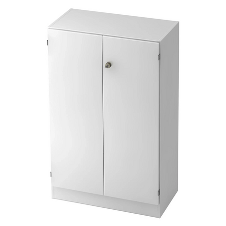Mobile archivio bianco SIGNA K 6550 SG con due ante e una serratura di hjh OFFICE PRO