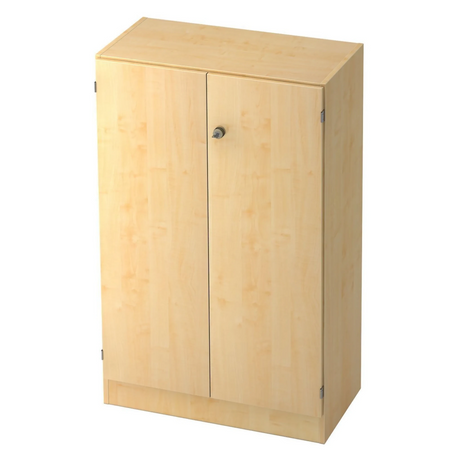 Armadio per archivio SIGNA K 6550 SG effetto acero con due ante e una serratura di hjh OFFICE PRO