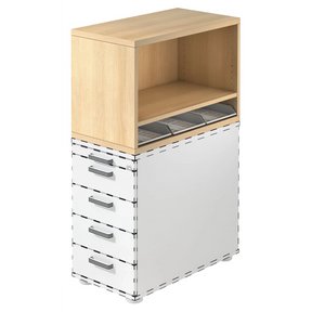 SIGNA SCA1 | Aufsatz-Regal zu SIGNA SC - Standcontainer - buerostuhl24