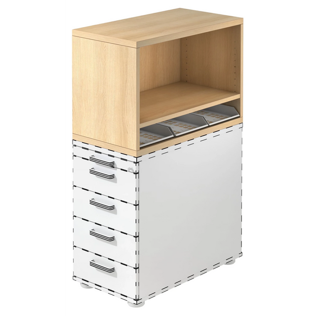 SIGNA SCA1 | Aufsatz-Regal zu SIGNA SC - Standcontainer - buerostuhl24