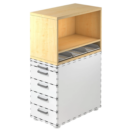 SIGNA SCA1 | Aufsatz-Regal zu SIGNA SC - Standcontainer - buerostuhl24