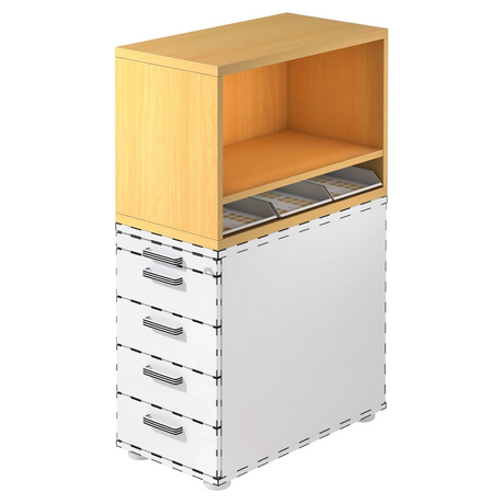 SIGNA SCA1 | Aufsatz-Regal zu SIGNA SC - Standcontainer - buerostuhl24