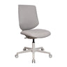 Sedia Home Office Sitflex Lady in colore taupe con base e rotelle bianche di hjh OFFICE