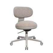 Sedia Home Office SITMOTION W con rivestimento in tessuto grigio e base chiara su ruote di hjh OFFICE