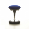 Ausilio per la posizione eretta blu SITNESS 20 con seduta rotonda imbottita e anello poggiapiedi nero di Topstar
