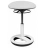 Ausilio per la posizione eretta bianco SITNESS BOB WHITE con seduta imbottita e base rotonda di Topstar
