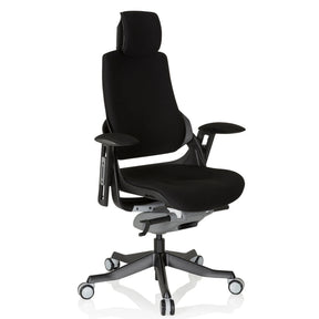 SPEKTRE BLACK | Stoff - Profi Bürostuhl - buerostuhl24