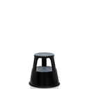 Sgabello TIO-M II nero con due gradini e superfici d'appoggio rotonde di hjh OFFICE